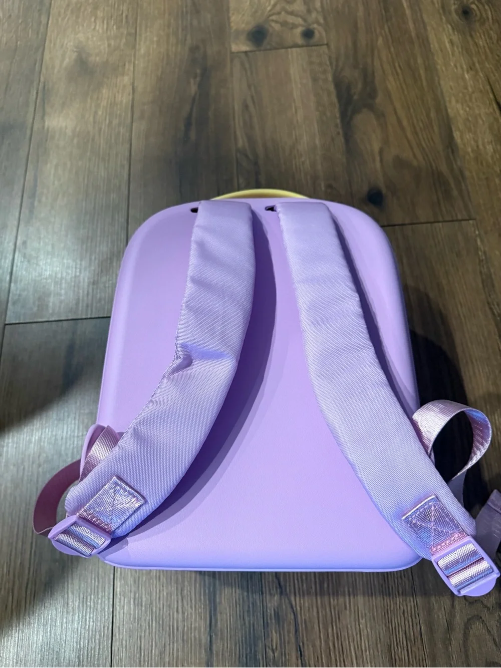 Cute Purple Kids Backpack with Cartoon Pins
